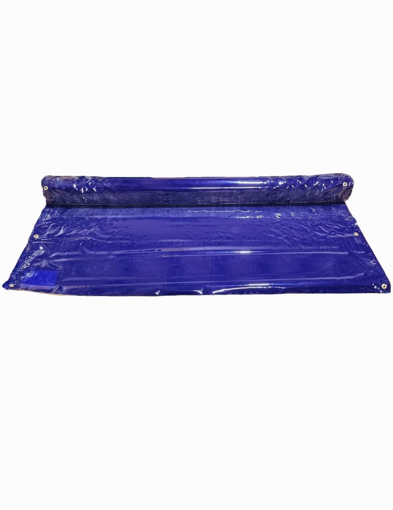 642025 14 MIL BLUE PRE-GROMMETED TRANSPARENT WELDING CURTAIN ROLL