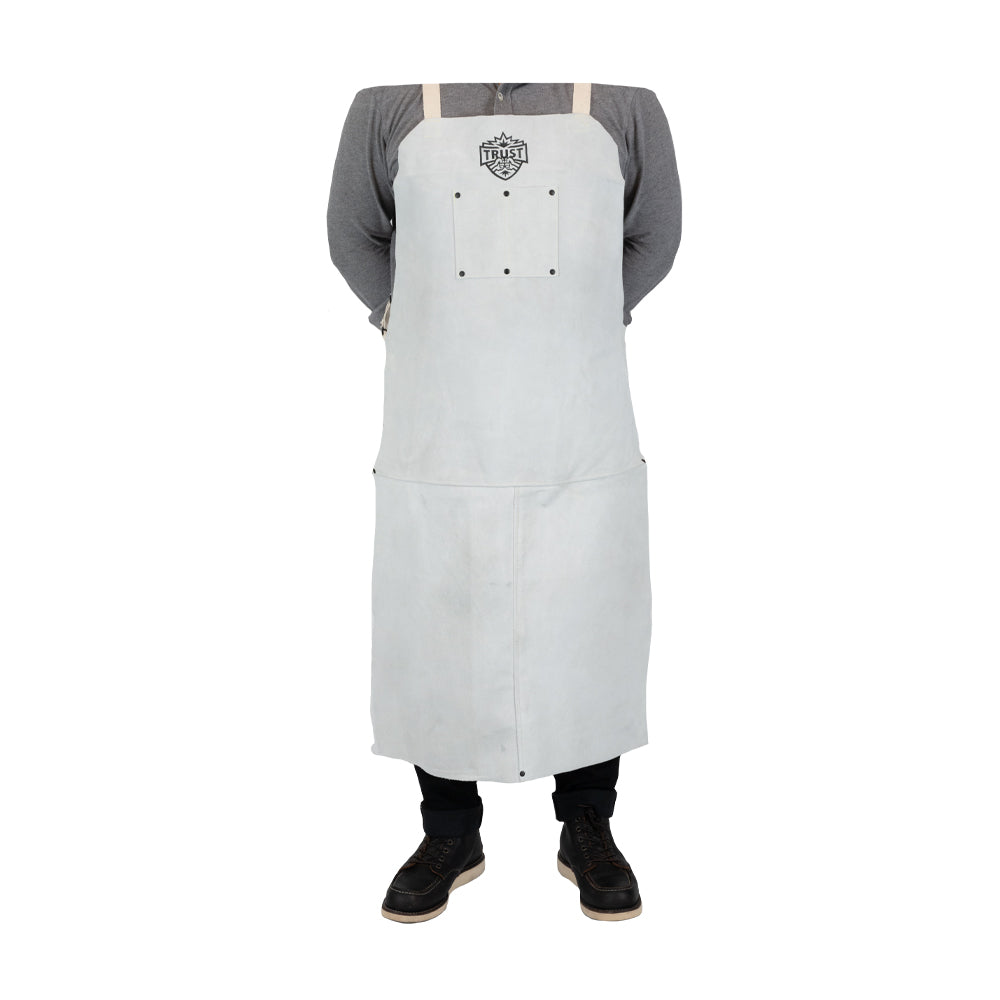 5083 STANDARD PEARL 24''X42'' LEATHER BIB APRON